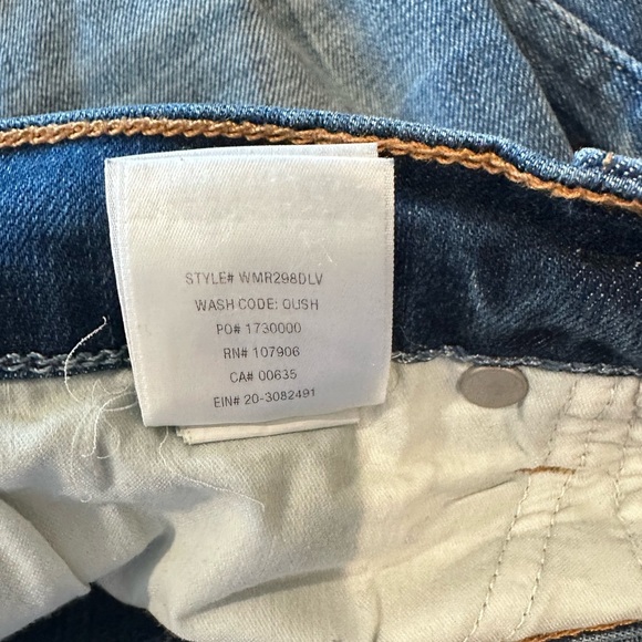 Hudson Mid-Rise Nico Cigarette Straight Ankle Denim Blue Jeans- Size 23 - Picture 7 of 8